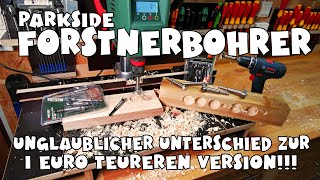 DUELL Lidl  PARKSIDE® Forstnerbohrer Set PSB 3 vs PSB 6 [upl. by Mauer]