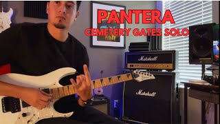 CEMETERY GATES SOLO [upl. by Aseral973]