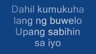 Mahal Kita Pero Di Mo Lang Alam lyrics [upl. by Maurilla]