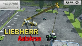 ✷ LS 2013  Liebherr Autokran German  Hebe Gestell für Fahrzeuge ✷ [upl. by Ameekahs]