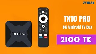 TX10 PRO Android TV Box Price In Bangladesh  Only At 2100 TK  Order Now From zymakcombd [upl. by Petuu]