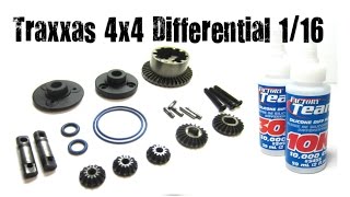 How To Maintain Clean Shim amp Re Oil Traxxas 116 Differentials ERevo Summit Slash Rally [upl. by Stone]