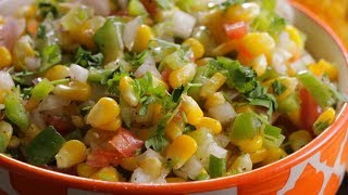 AMERICAN CORN SALAD  Healthy Tasty American Corn Salad  The Best Corn Salad [upl. by Kawasaki753]