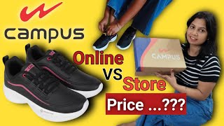 Is it Cheaper to buy inStore or Online🤔campus Campussneaker sneaker campusshoes womensneakers [upl. by Lyssa46]