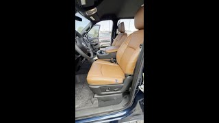 Custom leather seats in a Ram 2500 [upl. by Atsirk]