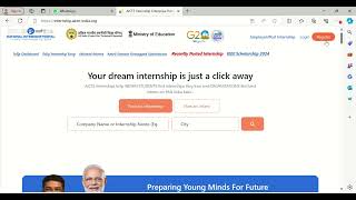 AICTE Internship  Step by step for the registration on AICTE portal  AICTE Portal Internship [upl. by Llatsyrc]