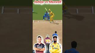 Glean Maxwell VS Ravindra Jadeja  Real Cricket 24 shorts INDvsAUS ipl ipl25 funny [upl. by Larrej]