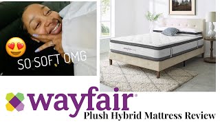 WAYFAIR FOAM MATTRESS AND BED FRAME UNBOXING AND REVIEW  2020 [upl. by Hesketh]