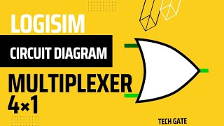 Multiplexer 41 circuit diagramMuxDLDlogisim [upl. by Christie226]