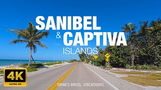 Sanibel amp Captiva Island Florida  4K Driving Tour [upl. by Alyworth]