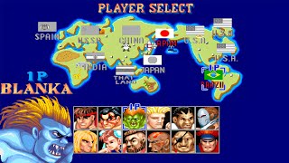 BLANKA ➤ Street Fighter II Champion Edition ➤ Hardest ➤ 4K 60 FPS [upl. by Stoddard]