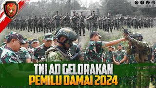 TNI AD Gelorakan Pemilu Damai 2024  Kartika Channel [upl. by Freedman]