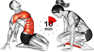 10 Min Morning Exercises No Equipment [upl. by Katee141]