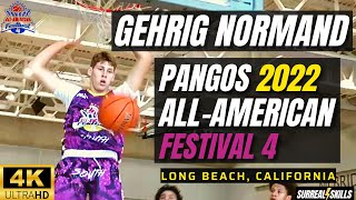 GEHRIG NORMAND Michigan State Commit CLASS of 23 at Pangos AllAmerican Fest 4 in Long Beach 🏀💯 [upl. by Enak]