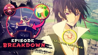 😱🔥 Lelouch Is ALIVE Code Geass Roze Episode 4 Review amp Breakdown [upl. by Illehs]