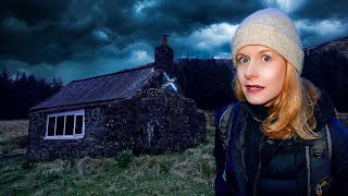 Sleeping Overnight Alone In A Remote Scotland Bothy [upl. by Anaeirb]