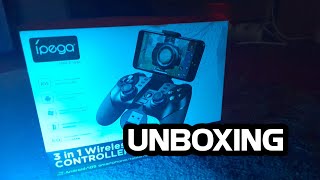 IPEGA 3 IN 1 WIRELESS CONTROLLER UNBOXING [upl. by Egap]