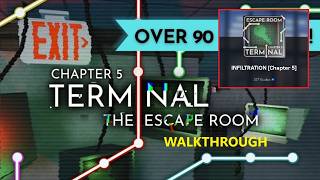 Roblox TERMINAL ESCAPE ROOM CHAPTER 5 Walkthrough Infiltration [upl. by Winnifred]