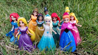 Disney Princess Mattel Collection Doll Makeover DIY Miniature İdeas for Barbie Wig Derss Feceupy [upl. by Colley]