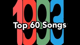 Top 60 Songs of 1993 [upl. by Key]