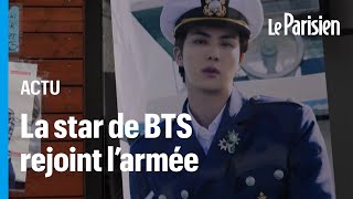 Fin de BTS  le chanteur Jin quitte le groupe pour faire son service militaire [upl. by Blatman475]