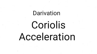 Coriolis Acceleration  Dynamics [upl. by Hillegass563]