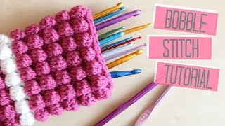 CROCHET Bobble stitch tutorial  Bella Coco [upl. by Siblee]