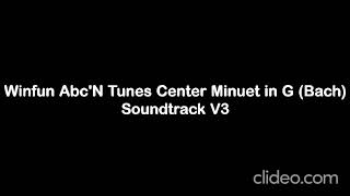 Winfun AbcN Tunes Center Minuet in G Bach Soundtrack V3 [upl. by Cassandry]