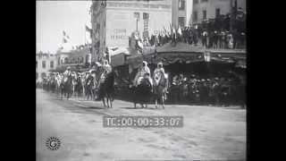 LE MARECHAL LYAUTEY NOMME RESIDENT GENERAL AU MAROC 1912 [upl. by Salvadore]