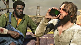 Red Dead Redemption 2  Helping Prisoners Escape Mr Black amp White [upl. by Saticilef255]