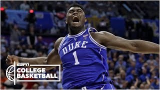 Zion Williamson scores 31 in Dukes win vs North Carolina  College Basketball Highlights [upl. by Nomsed]