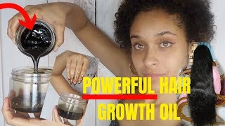 MAKING THE WORLDS MOST POWERFUL HAIR GROWTH OIL [upl. by Gagliano]