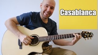 Casablanca  Fingerstyle Guitar Cover [upl. by Atirhs]