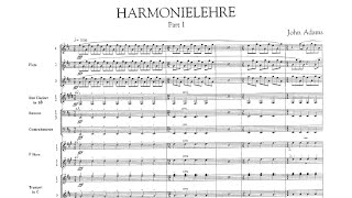 Score John Adams  Harmonielehre 1985 for orchestra [upl. by Shayn]