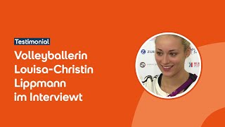 Volleyballerin LouisaChristin Lippmann im Interview [upl. by Ntsyrk]