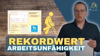 Rekordwert Fehltage aufgrund von Krankheit [upl. by Llennoc220]