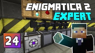 Enigmatica 2 Expert Mode  EP 24  Easy Inscriber automation amp ME Storage [upl. by Namyh]