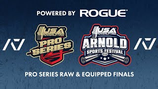 2023 Arnold Sports Festival Pro Series Raw amp Equipped Finals [upl. by Tatum44]