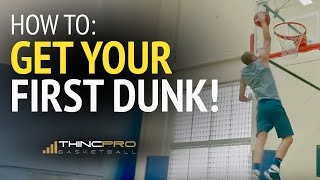 How to Get Your First Dunk How to Dunk a Basketball  ESSENTIAL Tips [upl. by Daiz]