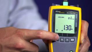 MultiFiber Pro Optical Power Meter and Light Source By Fluke Networks [upl. by Editha]