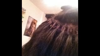 Brazilian Knots Hair Extensions Review  with Peruvian hair [upl. by Zischke]