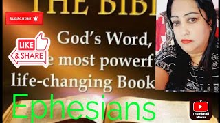 Ephesians English Chapter 3 ✝️ The Holy Bible ✝️ Reshma Sharma Lautoka Fiji ✝️ 🇫🇯 [upl. by Aerehs]