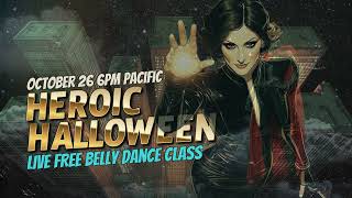 Live Free Belly Dance Class Heroic Halloween with Rachel Brice Trailer [upl. by Heller779]