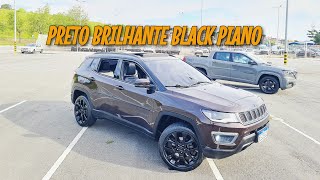 Pintura Rodas Black Piano Aro 19 Jeep Compass S 2021 [upl. by Yanahs]