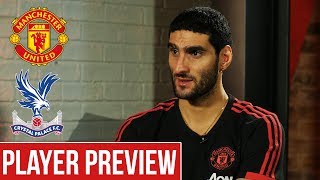 Fellaini quotWe have the quality to hurt Palacequot  Preview  Manchester United v Crystal Palace [upl. by Alemap]