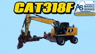 Cat 318F ASmarko serwis maszyny budowlane [upl. by Rebmik159]