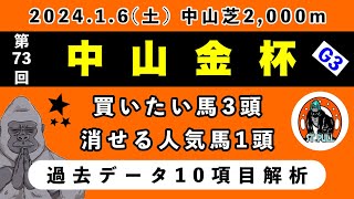 【中山金杯2024】過去データ10項目解析買いたい馬3頭と消せる人気馬1頭について競馬予想 [upl. by Magee]