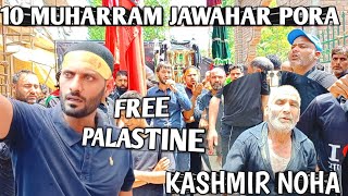 10 MUHARRAM Kashmir noha  😯🫡free Palestine  at Jawahar pora narbal budgam [upl. by Chil]