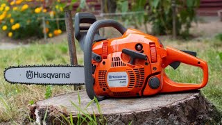 Husqvarna Chainsaw Reviews  Husqvarna 450 Chainsaw Review [upl. by Ennaed688]