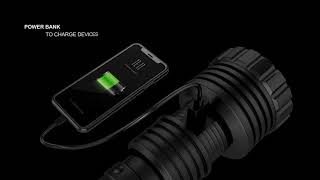 1600 LUMEN PRO RECHARGEABLE FLASHLIGHT 414299 [upl. by Rj]